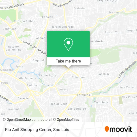 Rio Anil Shopping Center map
