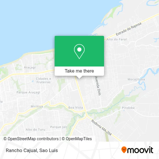 Rancho Cajual map
