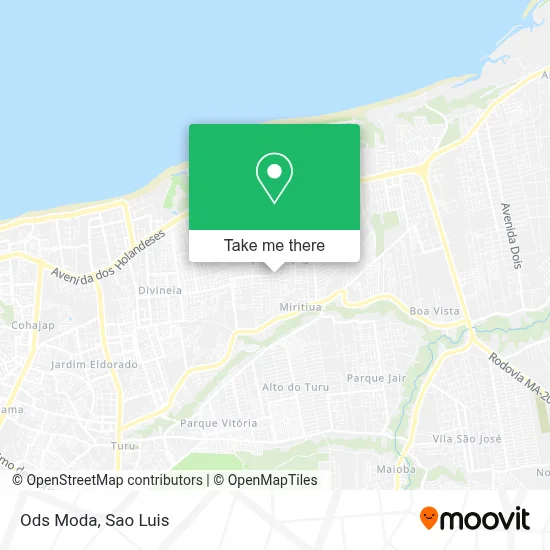 Ods Moda map