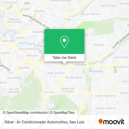 Ribal - Ar Condicionado Automotivo map