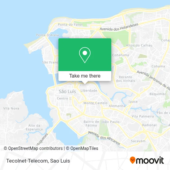 Tecolnet-Telecom map