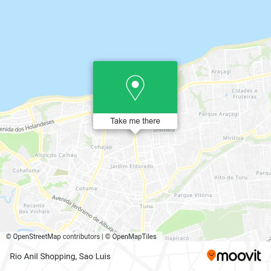 Rio Anil Shopping map