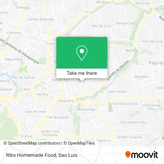 Ribs Homemade Food map