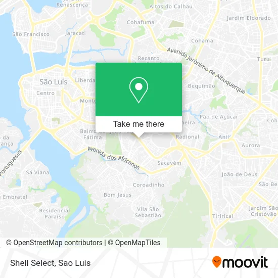 Shell Select map