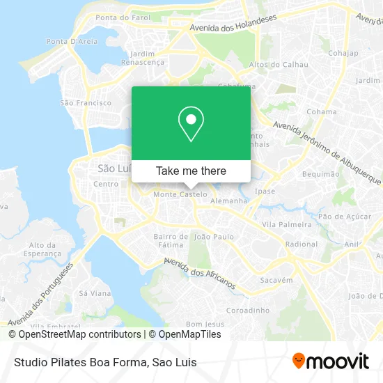 Studio Pilates Boa Forma map