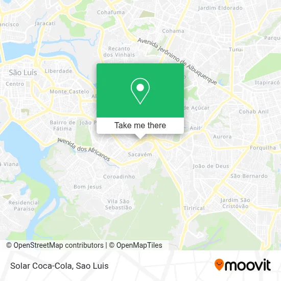 Solar Coca-Cola map