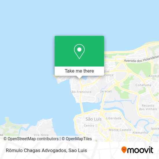 Rômulo Chagas Advogados map