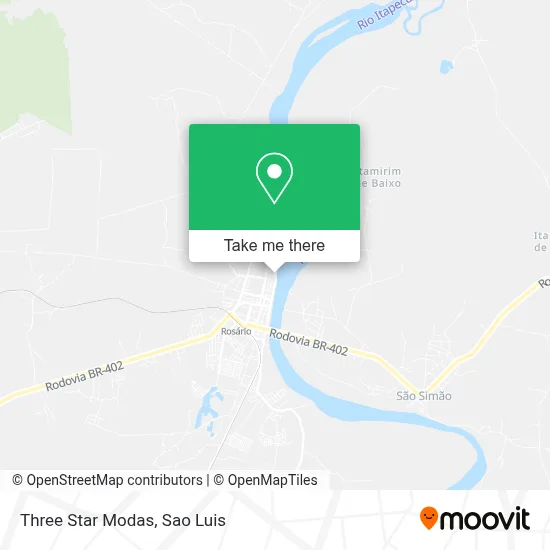 Three Star Modas map