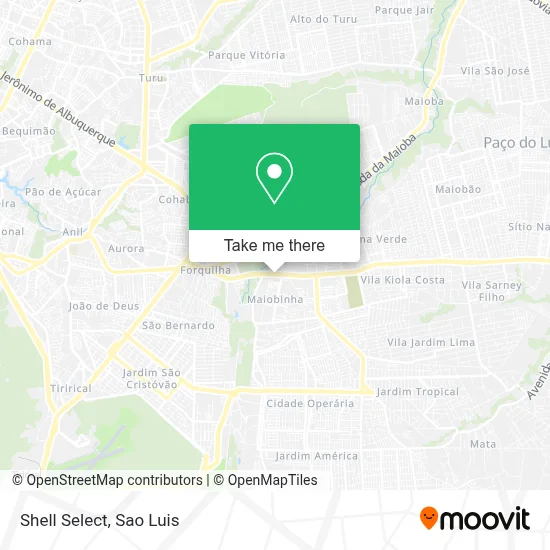 Shell Select map