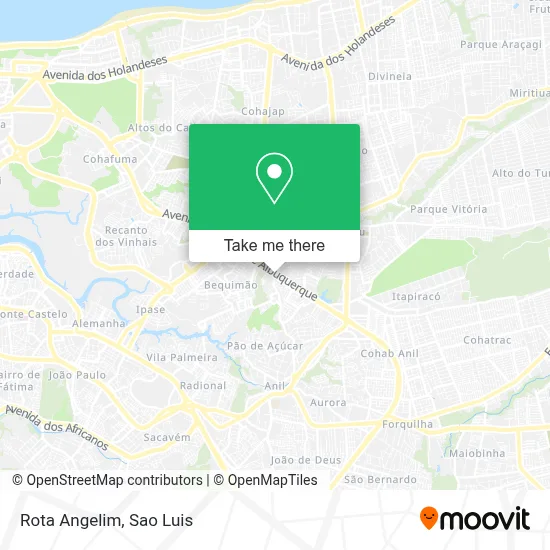 Rota Angelim map