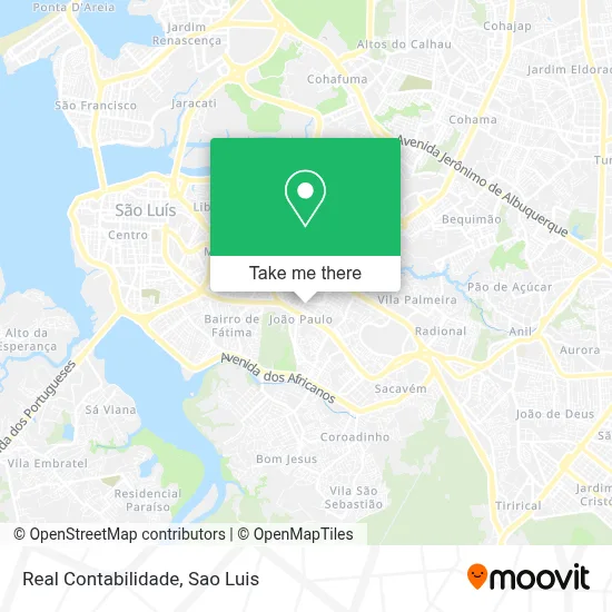 Real Contabilidade map