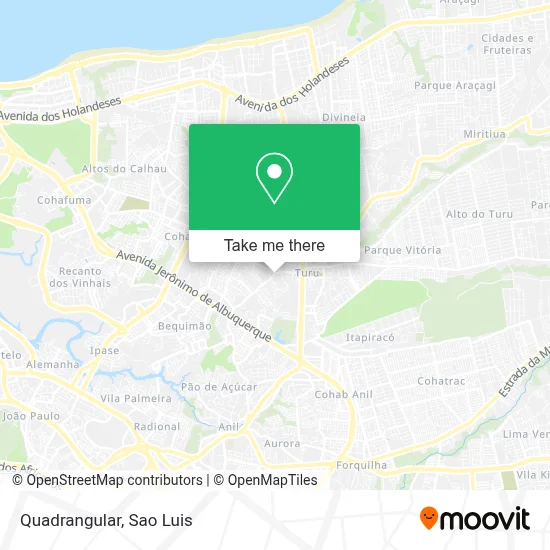Quadrangular map