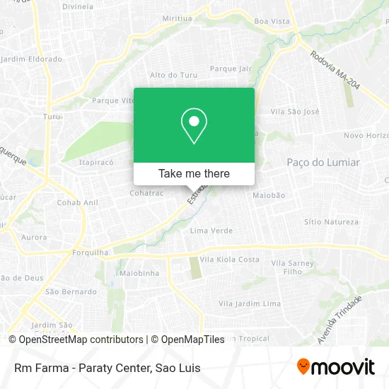 Rm Farma - Paraty Center map