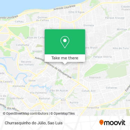 Churrasquinho do Júlio map