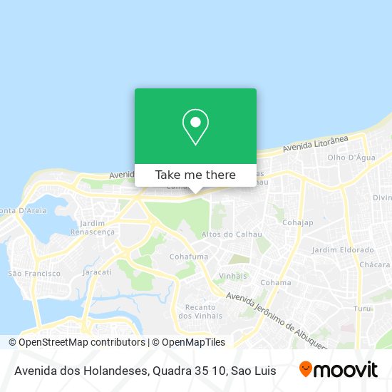Mapa Avenida dos Holandeses, Quadra 35 10