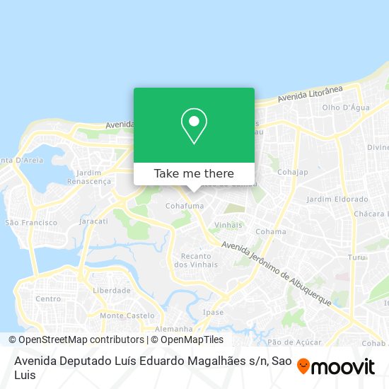 Mapa Avenida Deputado Luís Eduardo Magalhães s / n