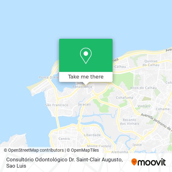 Consultório Odontológico Dr. Saint-Clair Augusto map