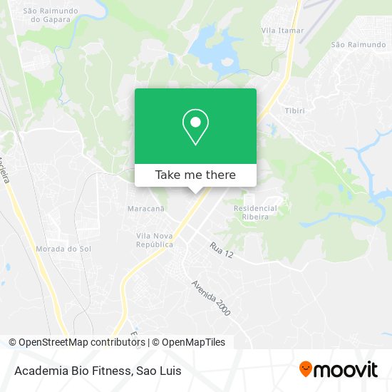 Academia Bio Fitness map