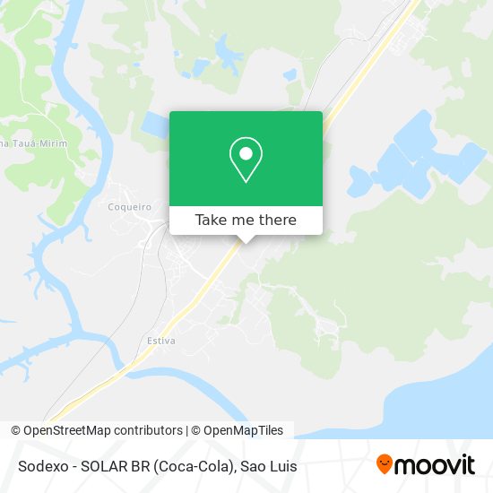 Sodexo - SOLAR BR (Coca-Cola) map