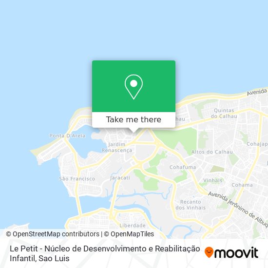 Le Petit - Núcleo de Desenvolvimento e Reabilitação Infantil map