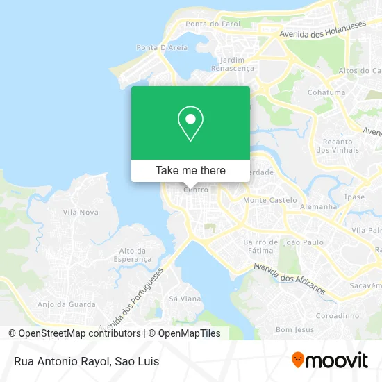 Rua Antonio Rayol map