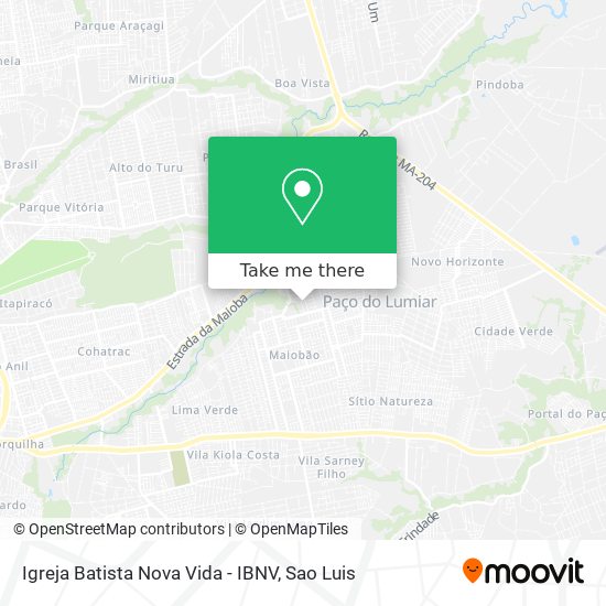 Igreja Batista Nova Vida - IBNV map