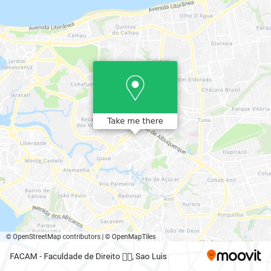 Mapa FACAM - Faculdade de Direito 👉👈