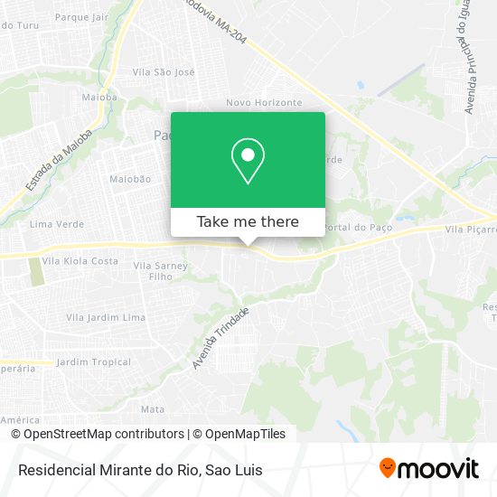 Residencial Mirante do Rio map