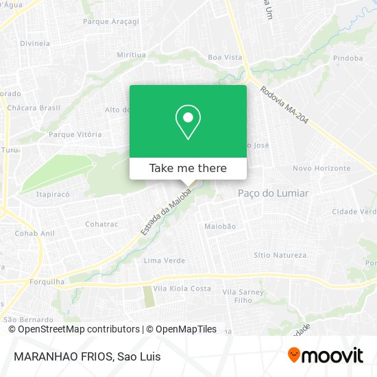 MARANHAO FRIOS map