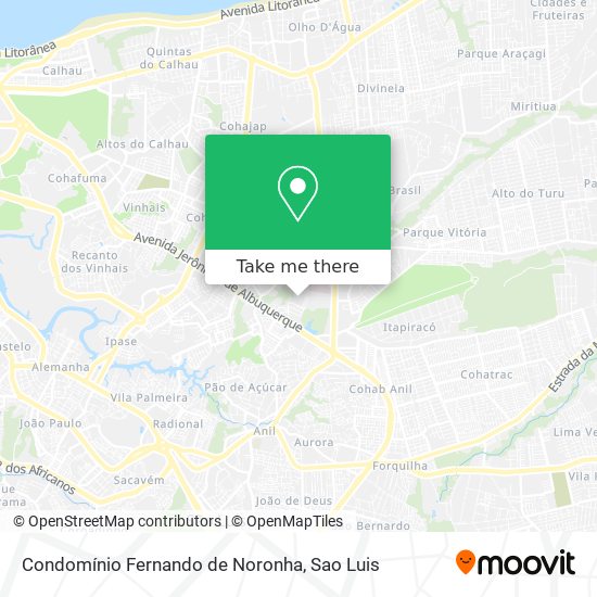 Mapa Condomínio Fernando de Noronha