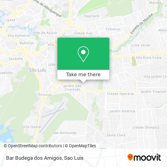Bar Budega dos Amigos map
