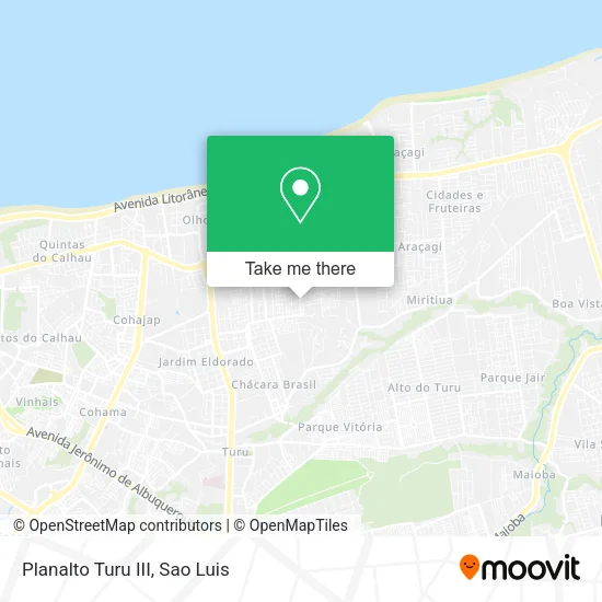 Mapa Planalto Turu III