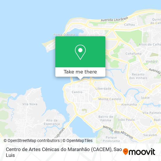 Centro de Artes Cênicas do Maranhão (CACEM) map