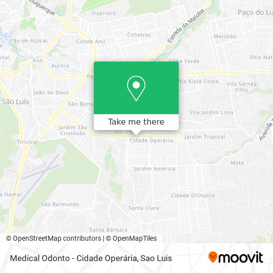 Medical Odonto - Cidade Operária map