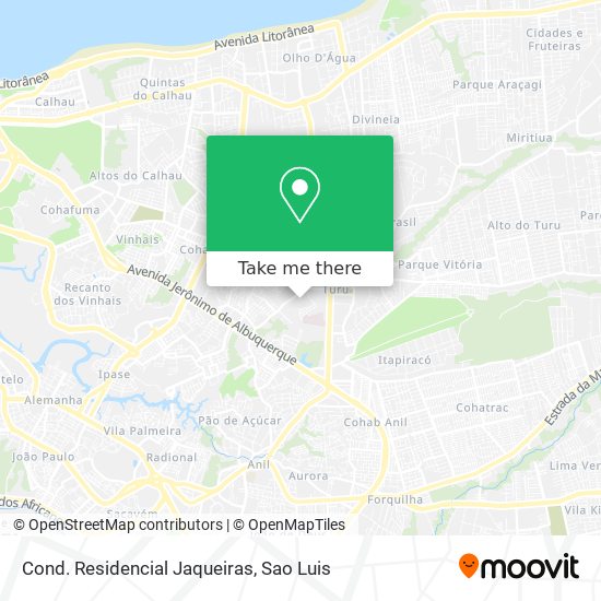Cond. Residencial Jaqueiras map