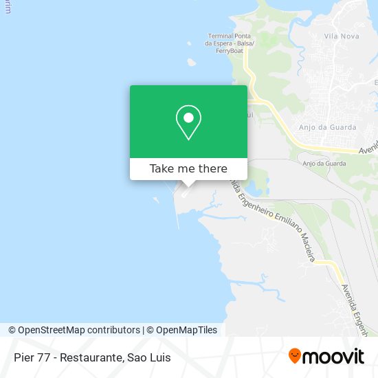 Mapa Pier 77 - Restaurante