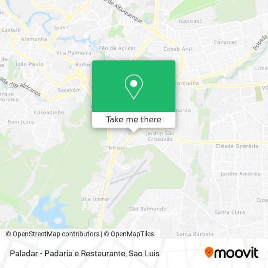 Paladar - Padaria e Restaurante map