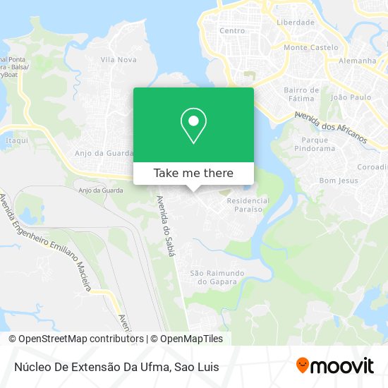 Núcleo De Extensão Da Ufma map