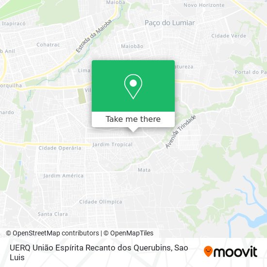 UERQ União Espírita Recanto dos Querubins map