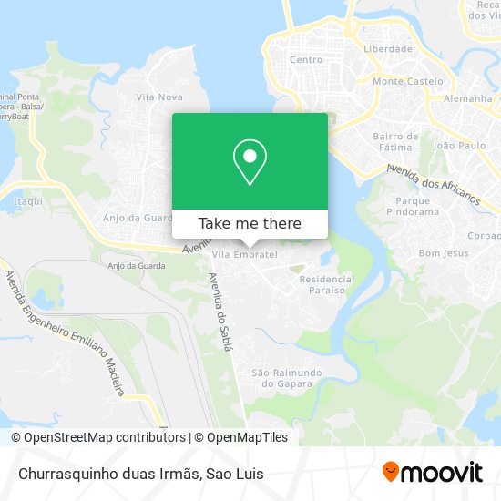Churrasquinho duas Irmãs map
