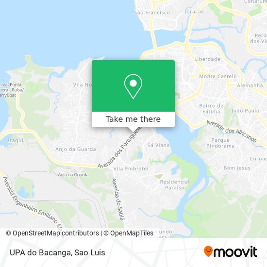 Mapa UPA do Bacanga