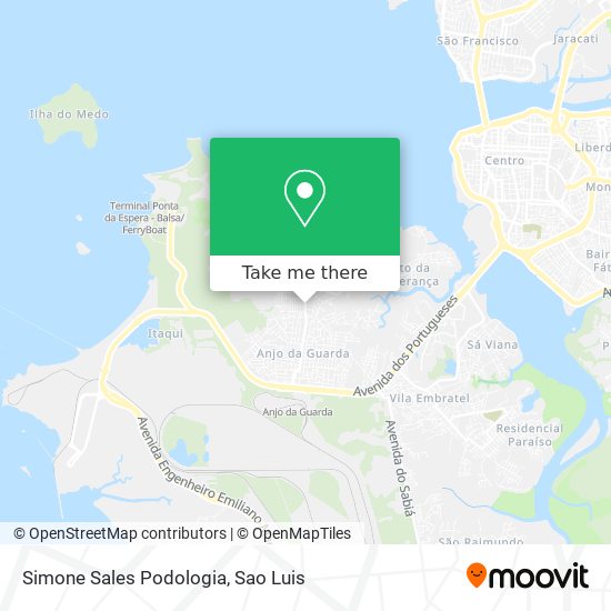 Simone Sales Podologia map
