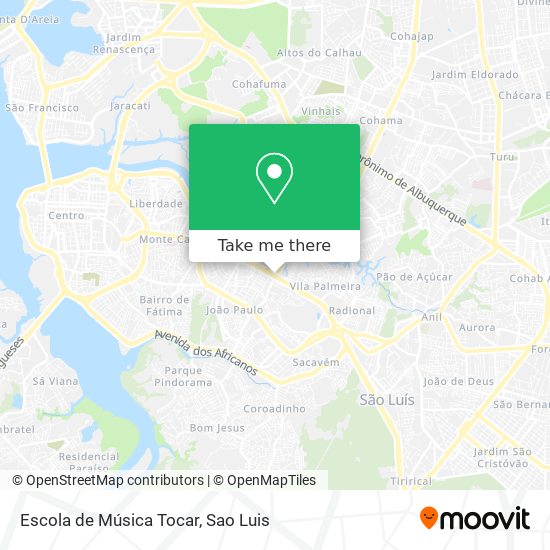 Escola de Música Tocar map