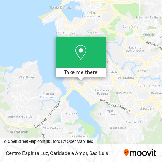 Centro Espirita Luz, Caridade e Amor map