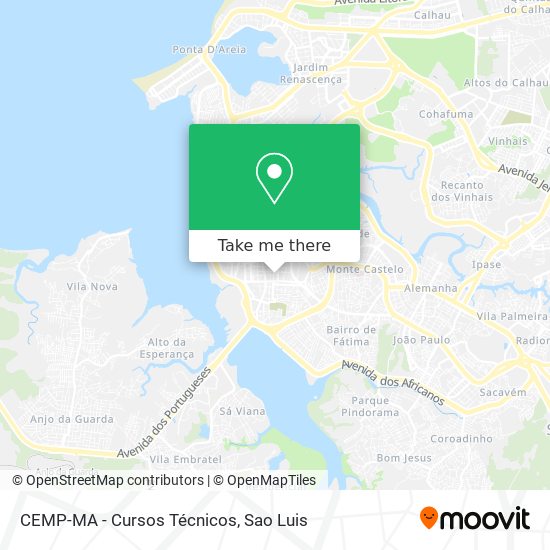 CEMP-MA - Cursos Técnicos map