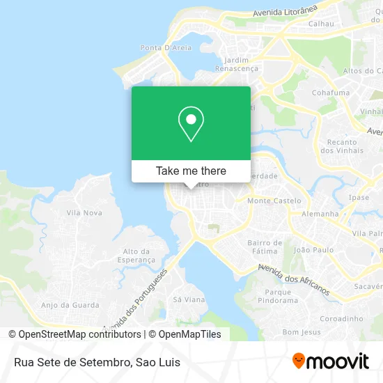 Rua Sete de Setembro map
