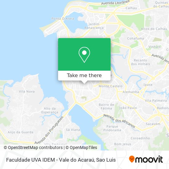 Faculdade UVA IDEM - Vale do Acaraú map