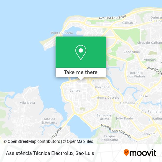 Mapa Assistência Técnica Electrolux