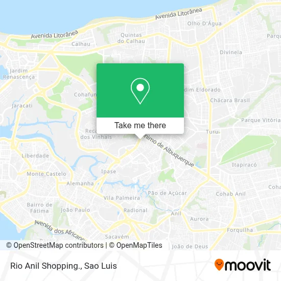 Rio Anil Shopping. map