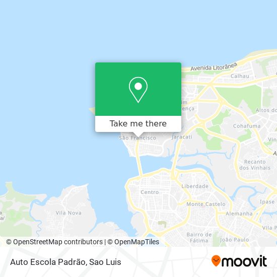 Auto Escola Padrão map